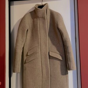 J.Crew Cocoon Coat in Sandstone